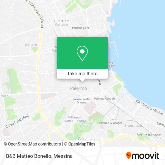 B&B Matteo Bonello map
