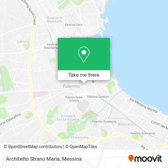 Architetto Strano Maria map