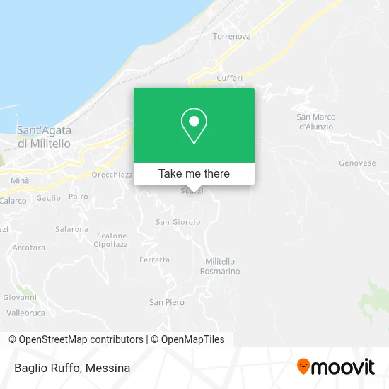 Baglio Ruffo map