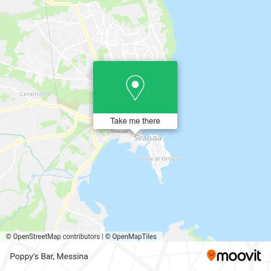 Poppy's Bar map