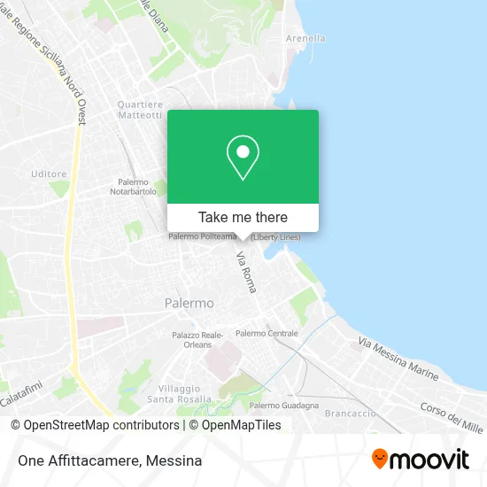 One Affittacamere map