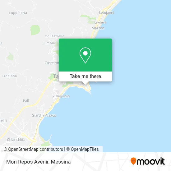 Mon Repos Avenir map