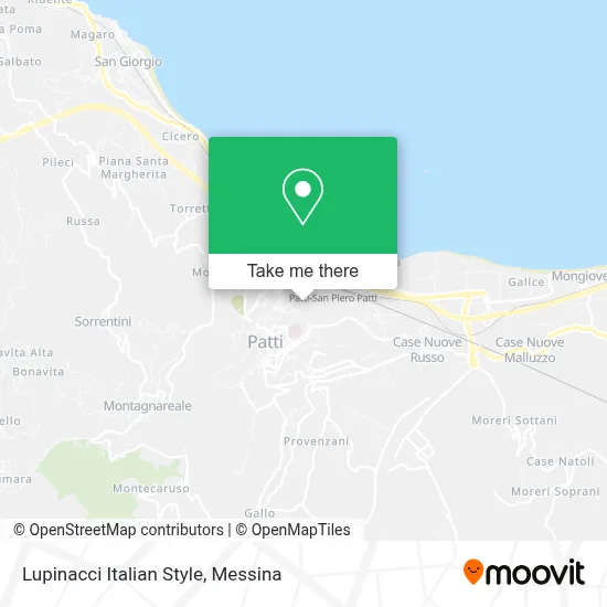 Lupinacci Italian Style map