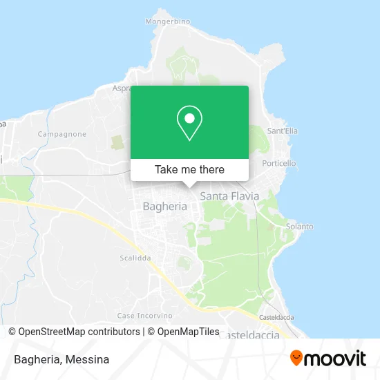 Bagheria map