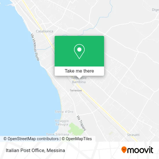 Italian Post Office map