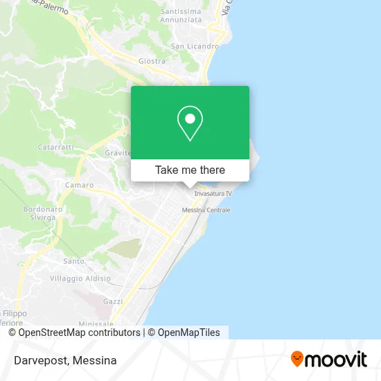 Darvepost map