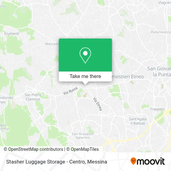Stasher Luggage Storage - Centro map