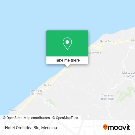 Hotel Orchidea Blu map