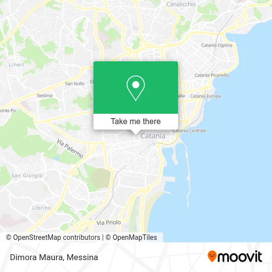 Dimora Maura map