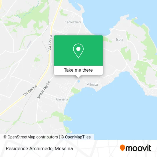 Residence Archimede map