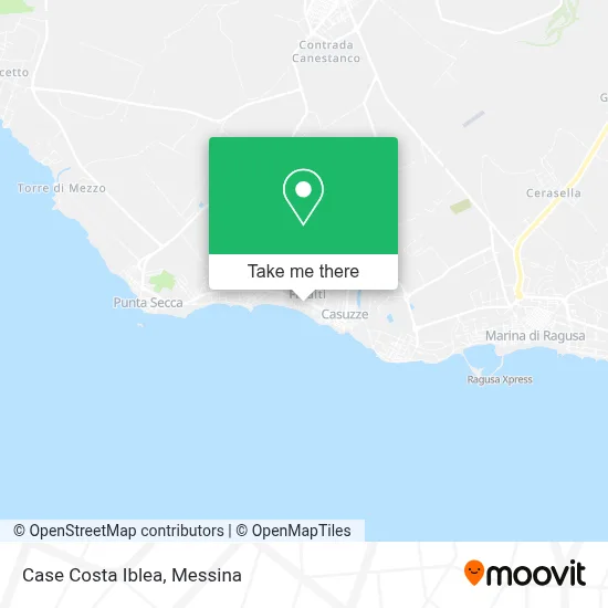 Case Costa Iblea map
