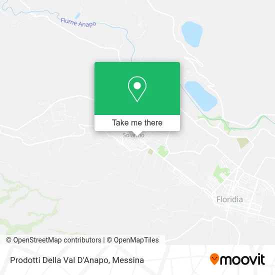 Prodotti Della Val D'Anapo map