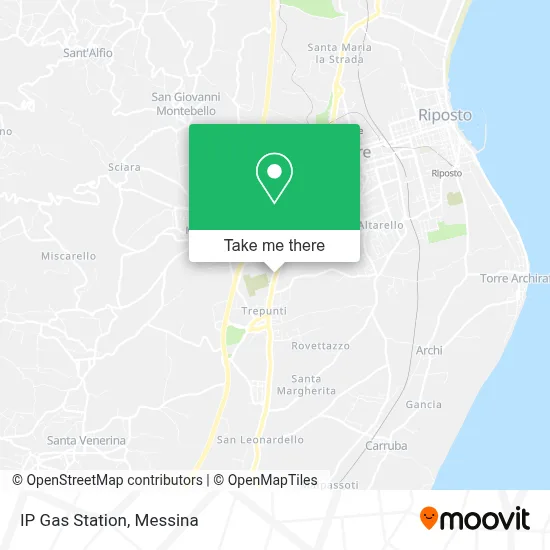 IP Gas Station map