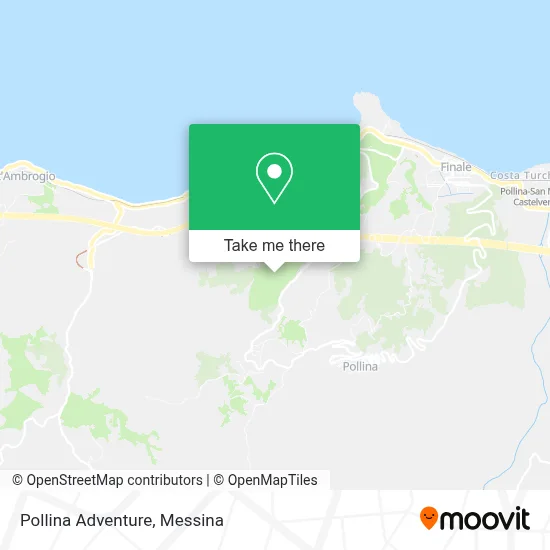 Pollina Adventure map