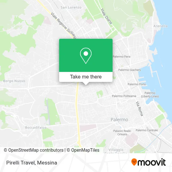 Pirelli Travel map