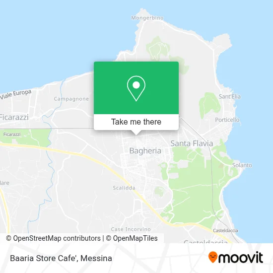 Baaria Store Cafe' map