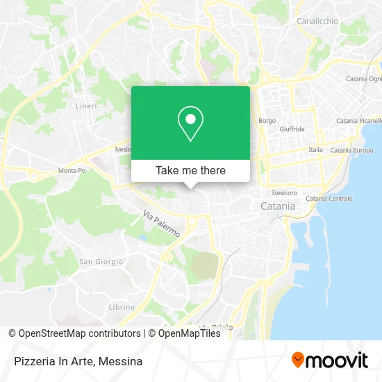 Pizzeria In Arte map