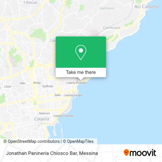 Jonathan Panineria Chiosco Bar map