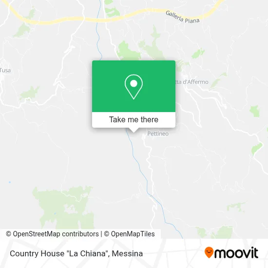 Country House "La Chiana" map