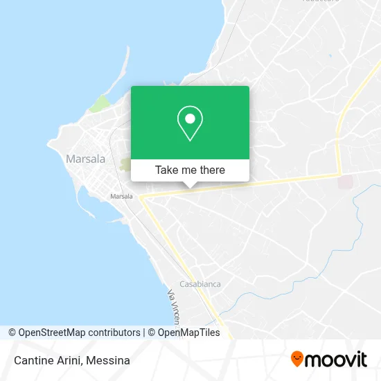 Cantine Arini map