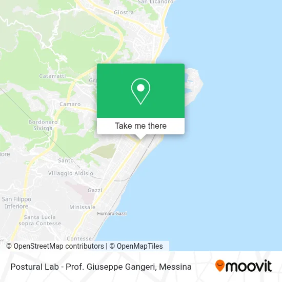 Postural Lab - Prof. Giuseppe Gangeri map