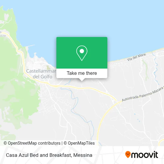 Casa Azul Bed and Breakfast map