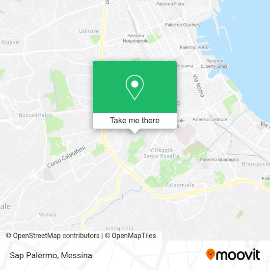 Sap Palermo map