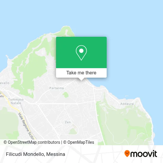 Filicudi Mondello map