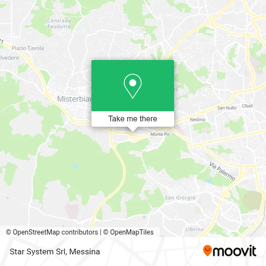 Star System Srl map