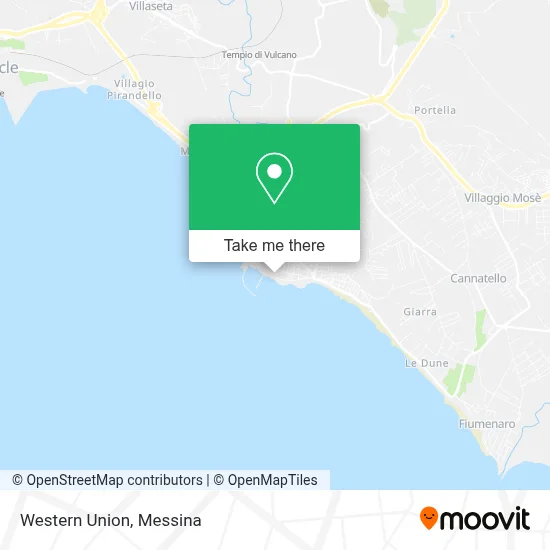 Western Union map