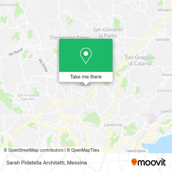 Sarah Pidatella Architetti map