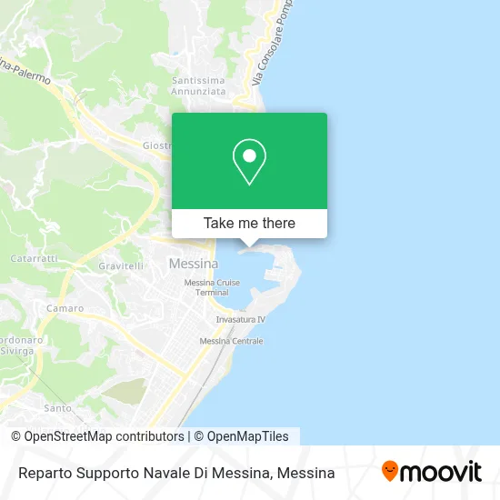 Reparto Supporto Navale Di Messina map