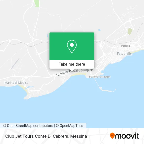 Club Jet Tours Conte Di Cabrera map