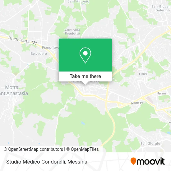 Studio Medico Condorelli map
