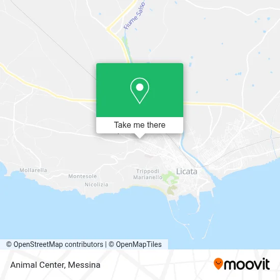 Animal Center map
