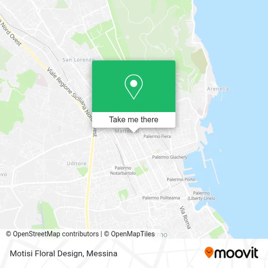 Motisi Floral Design map