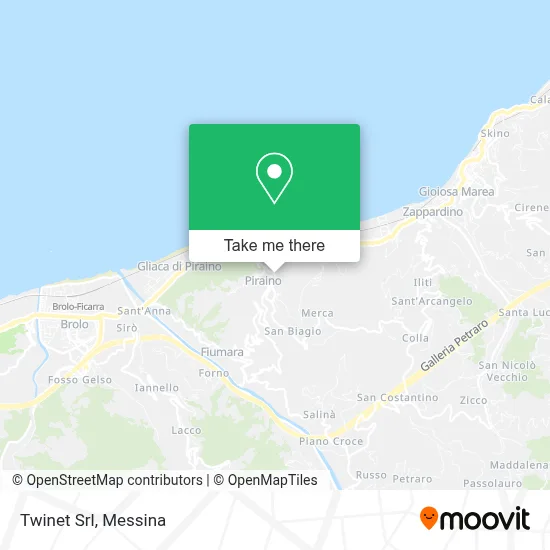 Twinet Srl map