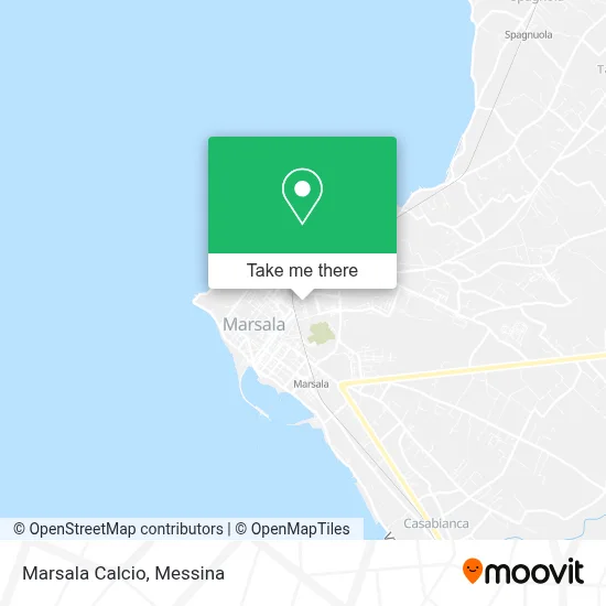 Marsala Calcio map