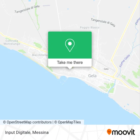Input Digitale map