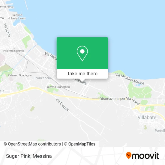 Sugar Pink map