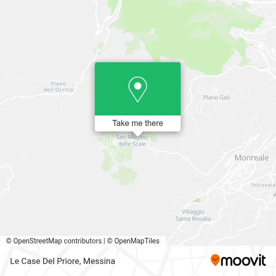 Le Case Del Priore map
