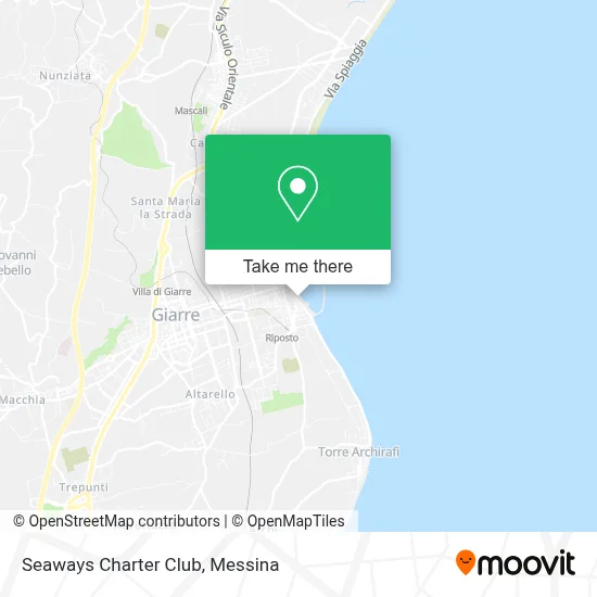 Seaways Charter Club map