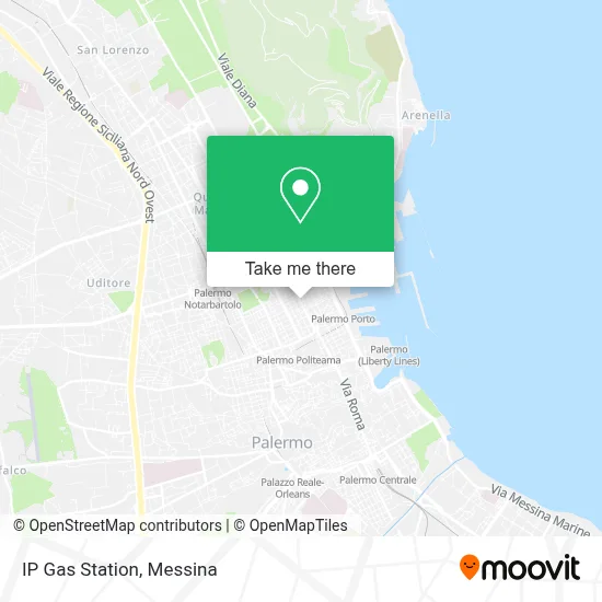 IP Gas Station map