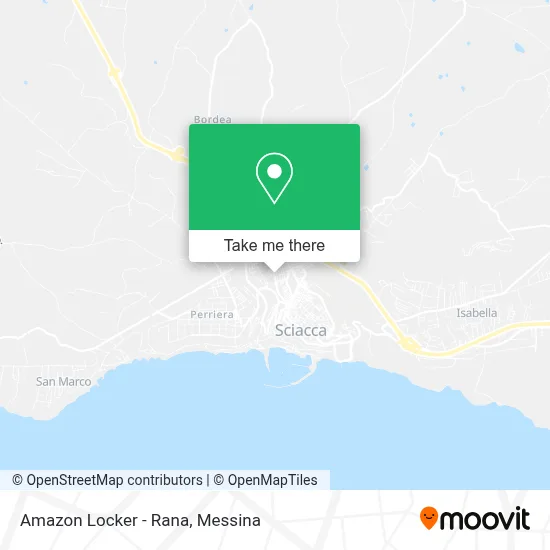 Amazon Locker - Rana map