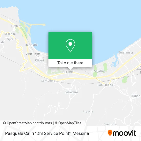 Pasquale Caliri "Dhl Service Point" map