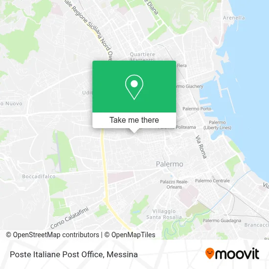 Poste Italiane Post Office map
