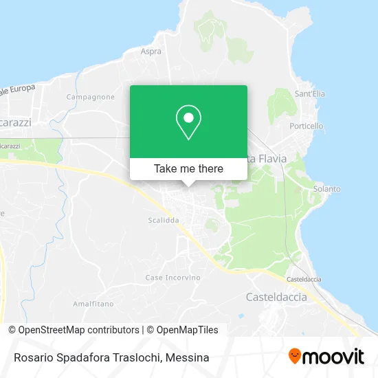Rosario Spadafora Traslochi map