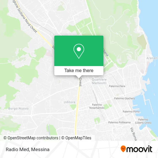Radio Med map