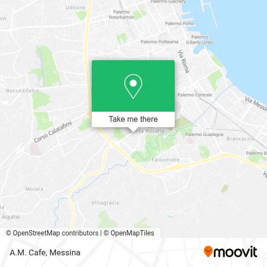 A.M. Cafe map