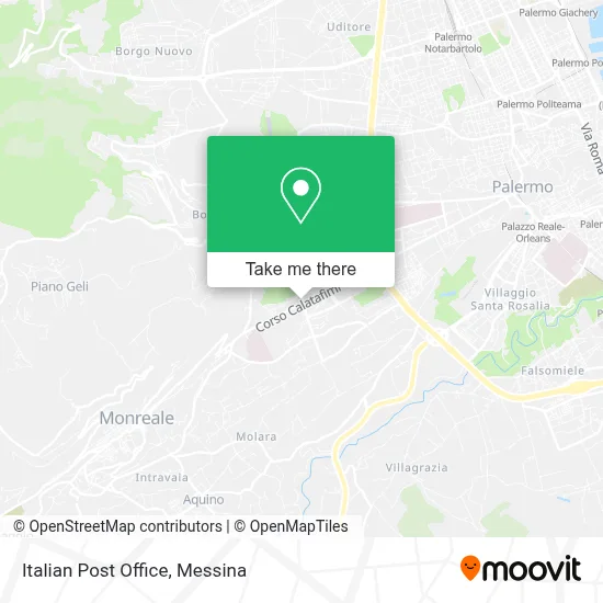 Italian Post Office map